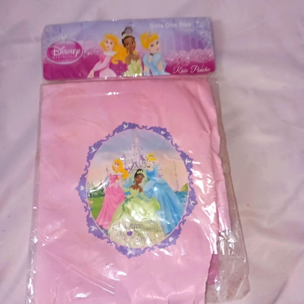 Disney Princess Girl's Poncho One Size Fits Most
